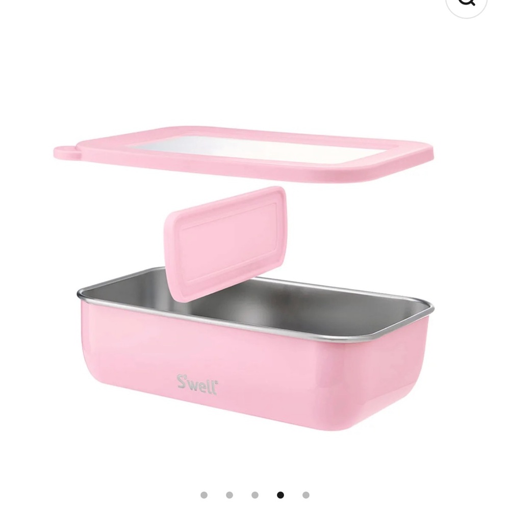 S'well Pink Stainless Steel Bento Box